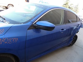 2016 Honda Civic LX Blue Sedan 2.0L AT #A23781